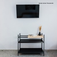 Ραφιέρα μεταλλική Nextdeco 3 επιπέδων 100x40xΥ81εκ.