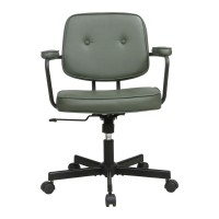 Καρέκλα γραφείου Nextdeco πράσινη Υ77-87x62.5x60,5εκ
