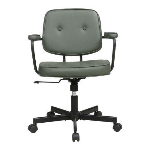 Καρέκλα γραφείου Nextdeco πράσινη Υ77-87x62.5x60,5εκ,