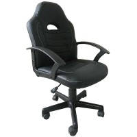 Καρέκλα gaming τροχήλατη Nexrdeco μαύρη Y96x63x64εκ.