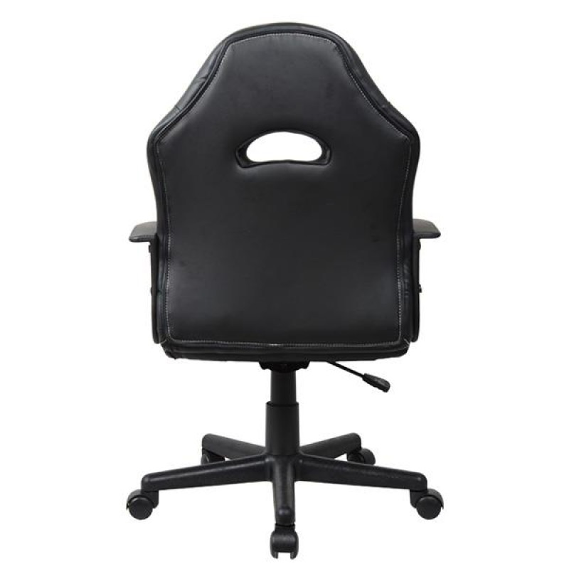 Καρέκλα gaming τροχήλατη Nexrdeco μαύρη Y96x63x64εκ.