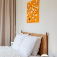 Κρεβάτι διπλό Nextdeco μασίφ ξύλο δρυός Υ110x157x210εκ.