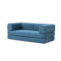 Compressed Nextdeco καναπές-κρεβάτι μπλε 200x100x75εκ.