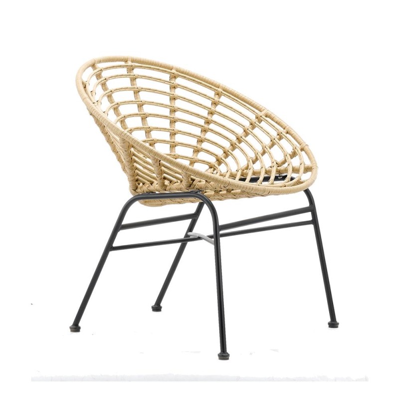 Πολυθρόνα Nextdeco Helios rattan Υ75x70x60εκ.