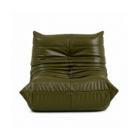 Πολυθρόνα Nextdeco Togo eco leather λαδί Υ70x97x85εκ.