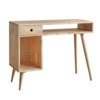 Γραφείο Nextdeco Natural μασίφ ξύλο Υ77x100x40εκ.
