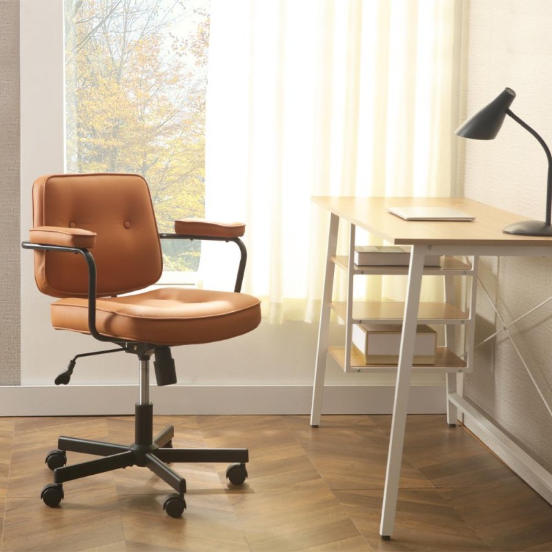 Καρέκλα γραφείου Nextdeco camel Υ77-87x62.5x60,5εκ