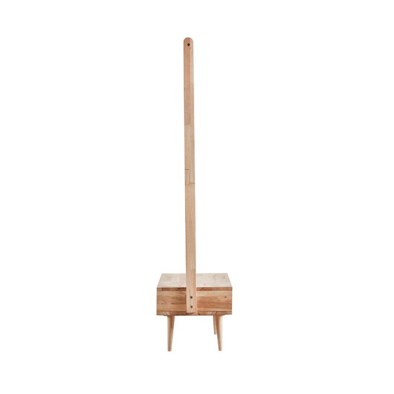 Κρεμάστρα ρούχων Nextdeco Natural μασίφ ξύλο Υ165,5x65x40εκ.