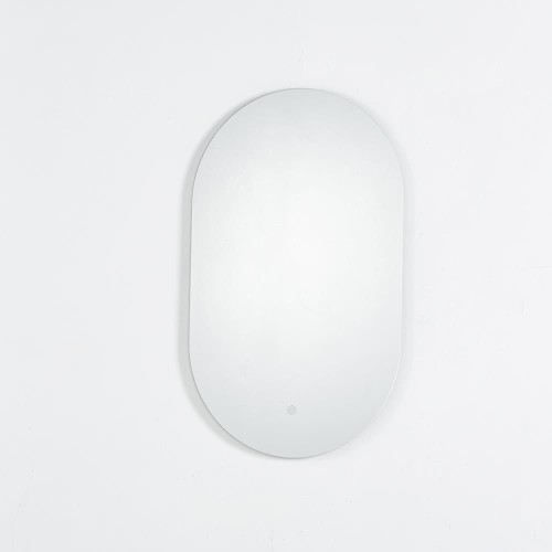 Καθρέφτης επιτοίχιος οβάλ Nextdeco με φωτισμό led 50x80εκ.
