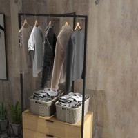 Κρεμάστρα οργάνωσης ρούχων Nextdeco με δύο συρτάρια Υ190x85x45εκ