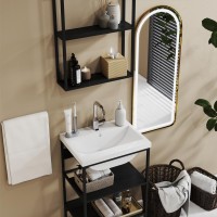 Ραφιέρα βάσης με νιπτήρα Nextdeco Y80x50.5x39.5εκ. - Υ70x50.5x15εκ