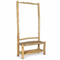 Έπιπλο εισόδου Nextdeco Kwarta κρεμάστρα παπουτσοθήκη teak Υ180x90x40εκ