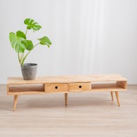 Έπιπλο τηλεόρασης Nextdeco Natural μασίφ ξύλο Υ36,5x150x40εκ.