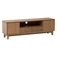 Έπιπλο τηλεόρασης Nextdeco μασίφ ξύλο δρυός Υ45x140x35εκ.
