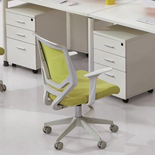 Συρταριέρα ξύλινη Nextdeco τροχήλατη λευκή Υ60x40x44εκ.