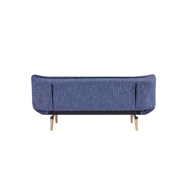 Καναπές κρεβάτι τριθέσιος Nextdeco NewYork denim Υ83x196x90εκ.