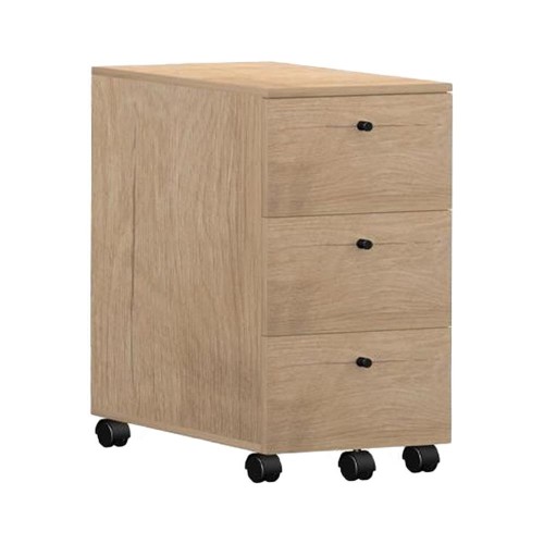 Συρταριέρα ξύλινη Nextdeco με ρόδες Υ68x35x50εκ.
