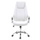 Καρέκλα γραφείου διευθυντή Sonar pakoworld pu λευκό