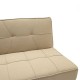 Καναπές-κρεβάτι Travis pakoworld 3θέσιος με ύφασμα μπεζ 175x83x74εκ