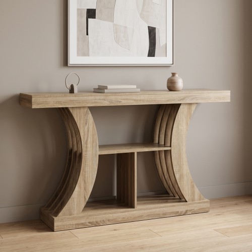 Κονσόλα Conde pakoworld sonoma 160x30x90εκ