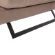 Γωνιακός καναπές PWF-0503 pakoworld αριστερή γωνία ύφασμα μπεζ-μαύρο 308x190x100/92εκ