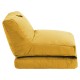Πολυθρόνα πουφ-κρεβάτι Dreamy pakoworld αδιάβροχο κίτρινο