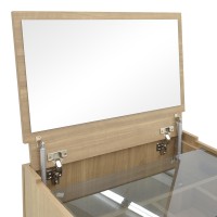 Τουαλέτα κρεβατοκάμαρας Sonlen pakoworld ανθρακί-sonoma 60x45x130εκ