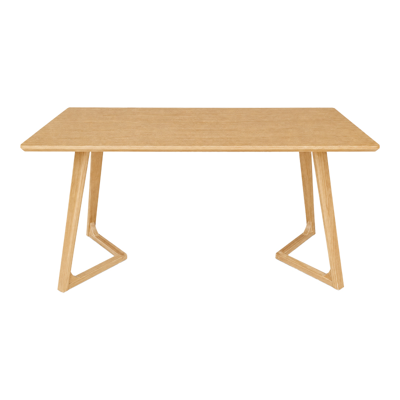 Τραπέζι Pendra pakoworld mdf επιφάνεια με πόδι ξύλο μασίφ σε sonoma απόχρωση 150x80x75εκ