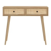 Κονσόλα Oslo pakoworld sonoma 100x29x81εκ