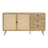 Μπουφές Oslo pakoworld sonoma 150x39x79εκ