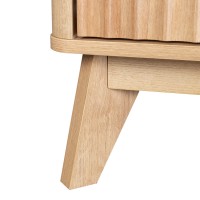 Τραπέζι σαλονιού Hamea pakoworld mdf σε φυσική απόχρωση 110x55,2x45εκ