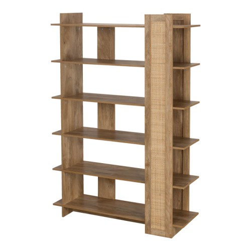 Βιβλιοθήκη Oslo pakoworld sonoma 100x32x146.5εκ