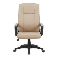 Καρέκλα γραφείου διευθυντή Roby pakoworld pu cappuccino 60x70x102-110εκ