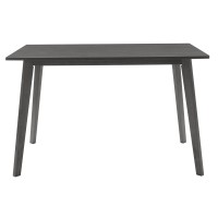 Τραπέζι Benson pakoworld MDF σε rustic grey απόχρωση 120x75x75εκ