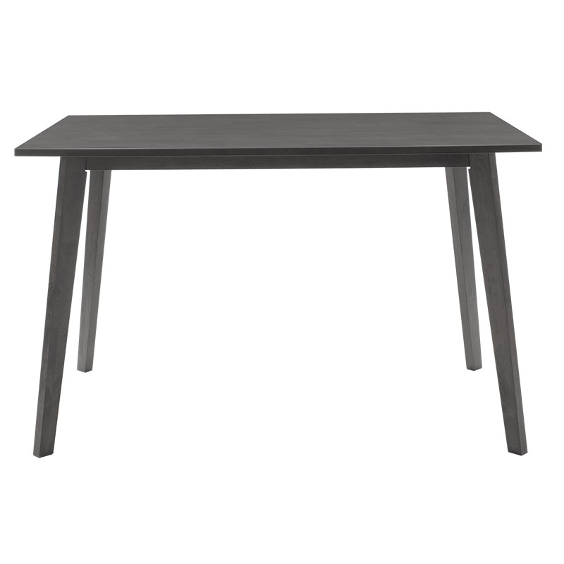 Τραπέζι Benson pakoworld MDF σε rustic grey απόχρωση 120x75x75εκ