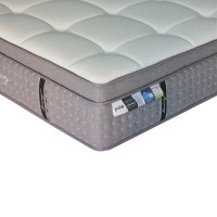 Στρώμα Luxury pakoworld pocket spring+gel memory foam+latex 34-36cm 150x200εκ