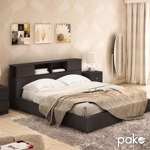 Κρεβάτι OLYMPUS pakoworld χρώμα wenge 160x200εκ