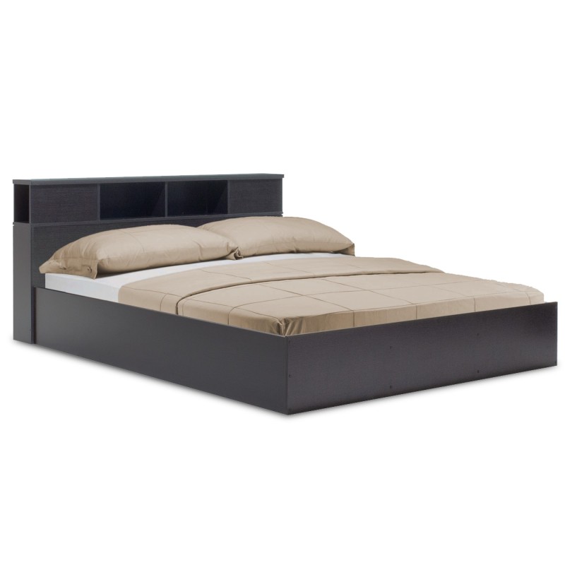 Κρεβάτι OLYMPUS pakoworld χρώμα wenge 160x200εκ