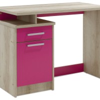 Γραφείο εργασίας Looney pakoworld χρώμα castillo-ροζ 100x55x75εκ