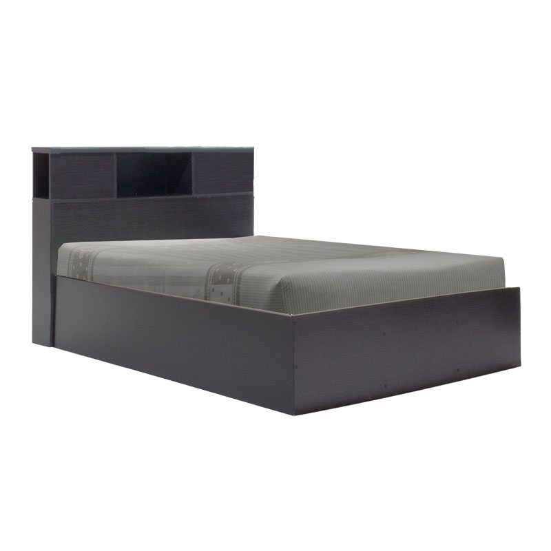 Κρεβάτι OLYMPUS pakoworld σε χρώμα wenge 120x200εκ