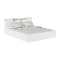 Κρεβάτι OLYMPUS pakoworld σε λευκή απόχρωση 160x200εκ