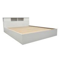 Κρεβάτι OLYMPUS pakoworld σε λευκή απόχρωση 160x200εκ