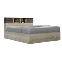 Κρεβάτι OLYMPUS pakoworld σε χρώμα castillo-toro 140x200εκ