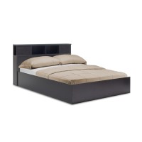 Κρεβάτι OLYMPUS pakoworld σε χρώμα wenge 140x200εκ