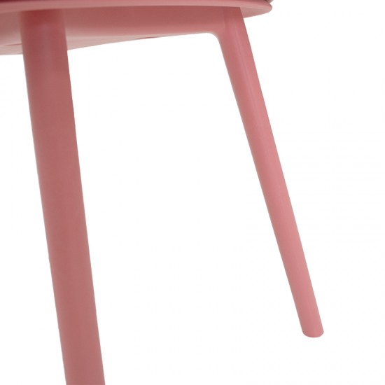 Καρέκλα Earin pakoworld PP-ύφασμα ροζ