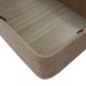 Κρεβάτι ημίδιπλο Cassian pakoworld ύφασμα εκρού 120x200εκ