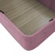 Κρεβάτι διπλό Kenzie pakoworld ύφασμα ροζ 160x200εκ