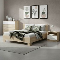 Σετ κρεβατοκάμαρας Geneva pakoworld 4 τμχ 160x200εκ