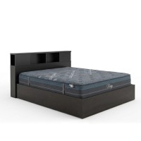 Κρεβάτι με στρώμα Olympus Resty pakoworld wenge 160x200εκ