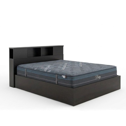 Κρεβάτι με στρώμα Olympus Resty pakoworld wenge 160x200εκ